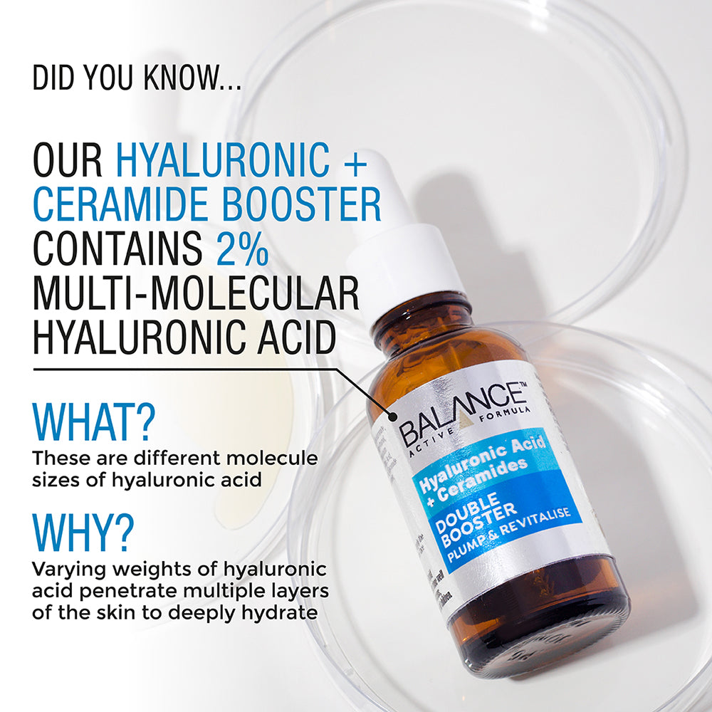 Balance 2% Hyaluronic Acid + 3% Ceramide Complex Double Booster Serum 30ml