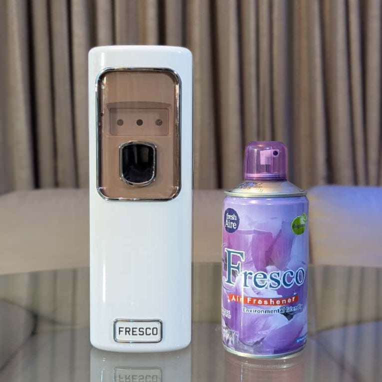Freshup LED Automatic Air Freshener Dispenser with Free Refill & D-Size Batteries