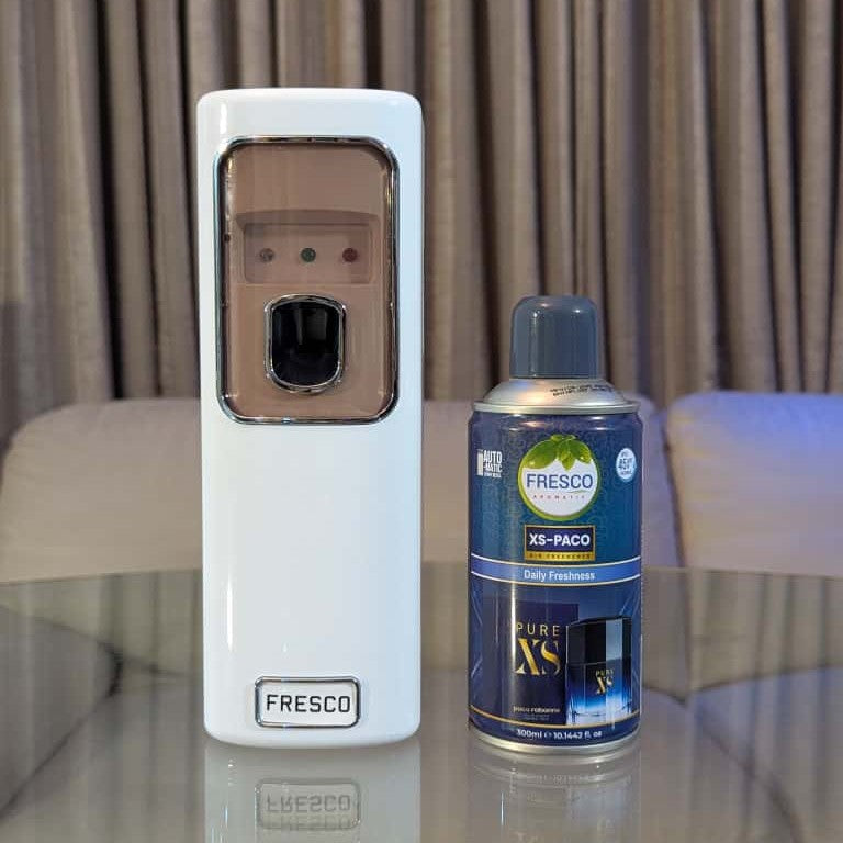 Freshup LED Automatic Air Freshener Dispenser with Free Refill & D-Size Batteries