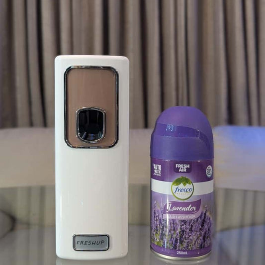 Smart White Automatic Air Freshener Dispenser – Free Air Freshener & Batteries