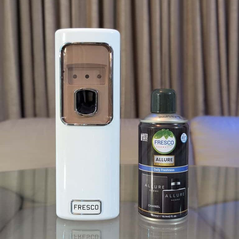 Freshup LED Automatic Air Freshener Dispenser with Free Refill & D-Size Batteries