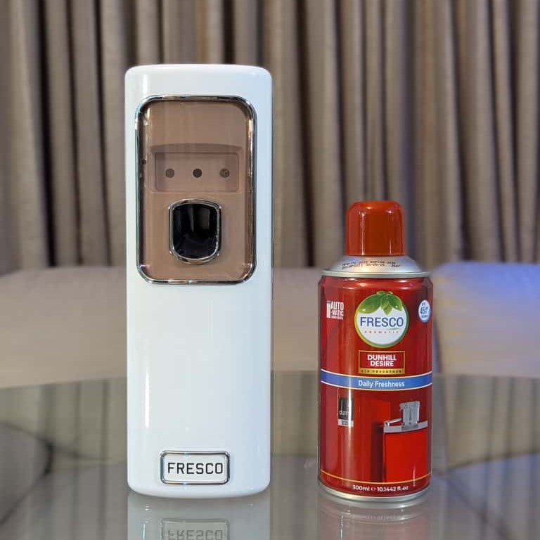Freshup LED Automatic Air Freshener Dispenser with Free Refill & D-Size Batteries