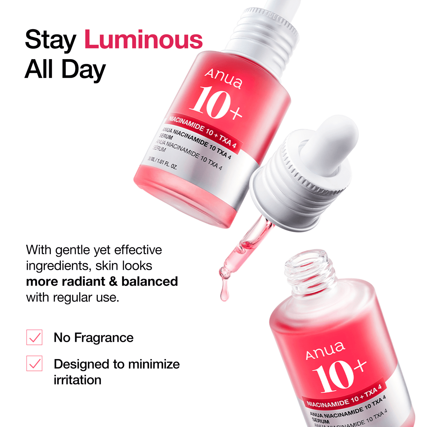 Anua Niacinamide 10 TXA 4 Serum for Brightening and Dark Spots 30ml (1.01 fl. oz.)
