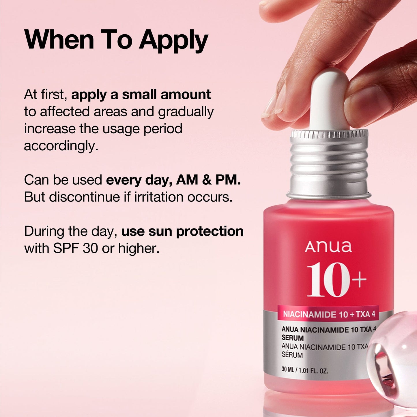 Anua Niacinamide 10 TXA 4 Serum for Brightening and Dark Spots 30ml (1.01 fl. oz.)