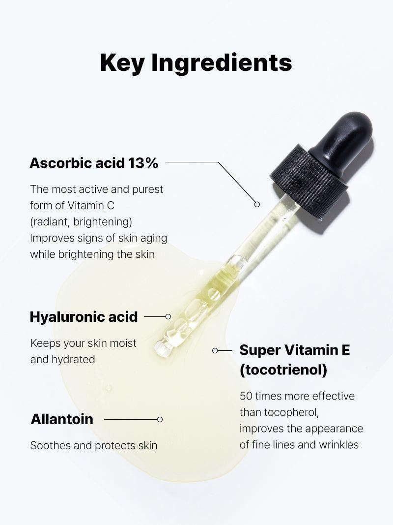 COSRX The Vitamin C 13 Serum Super Vitamin E + Hyaluronic Acid 20ml / 0.67fl. oz