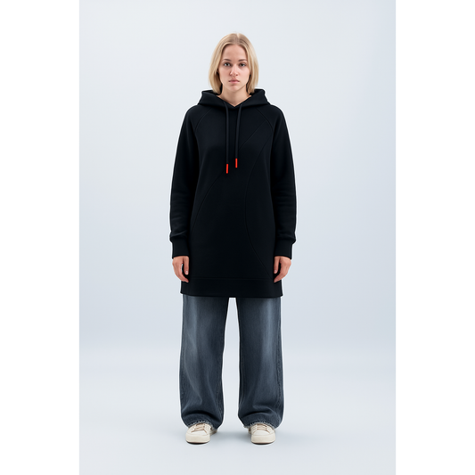 PUMA x KARL Hooded Dress Black Violet