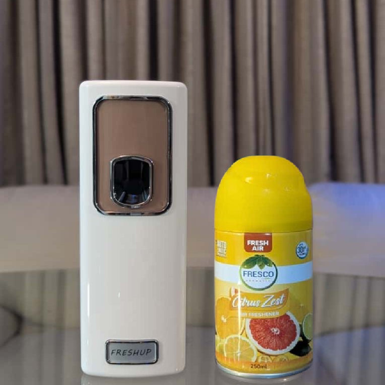 Smart White Automatic Air Freshener Dispenser – Free Air Freshener & Batteries